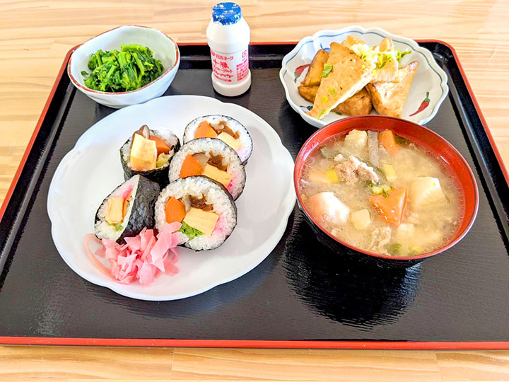 食事の写真