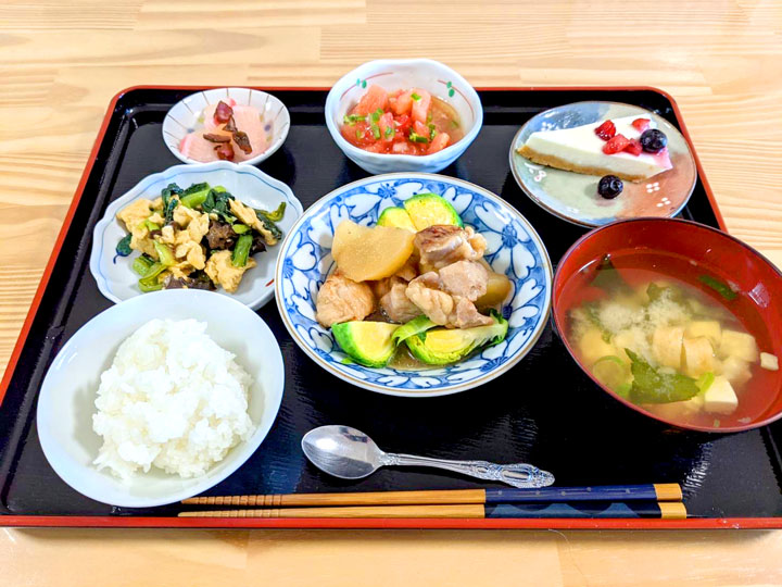 食事の写真